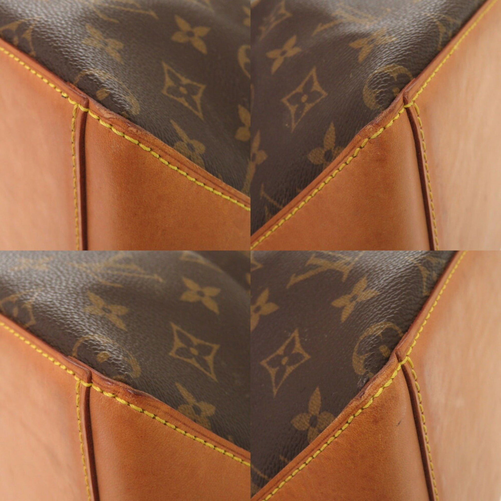 Louis Vuitton Mezzo, Brown, Canvas, tote