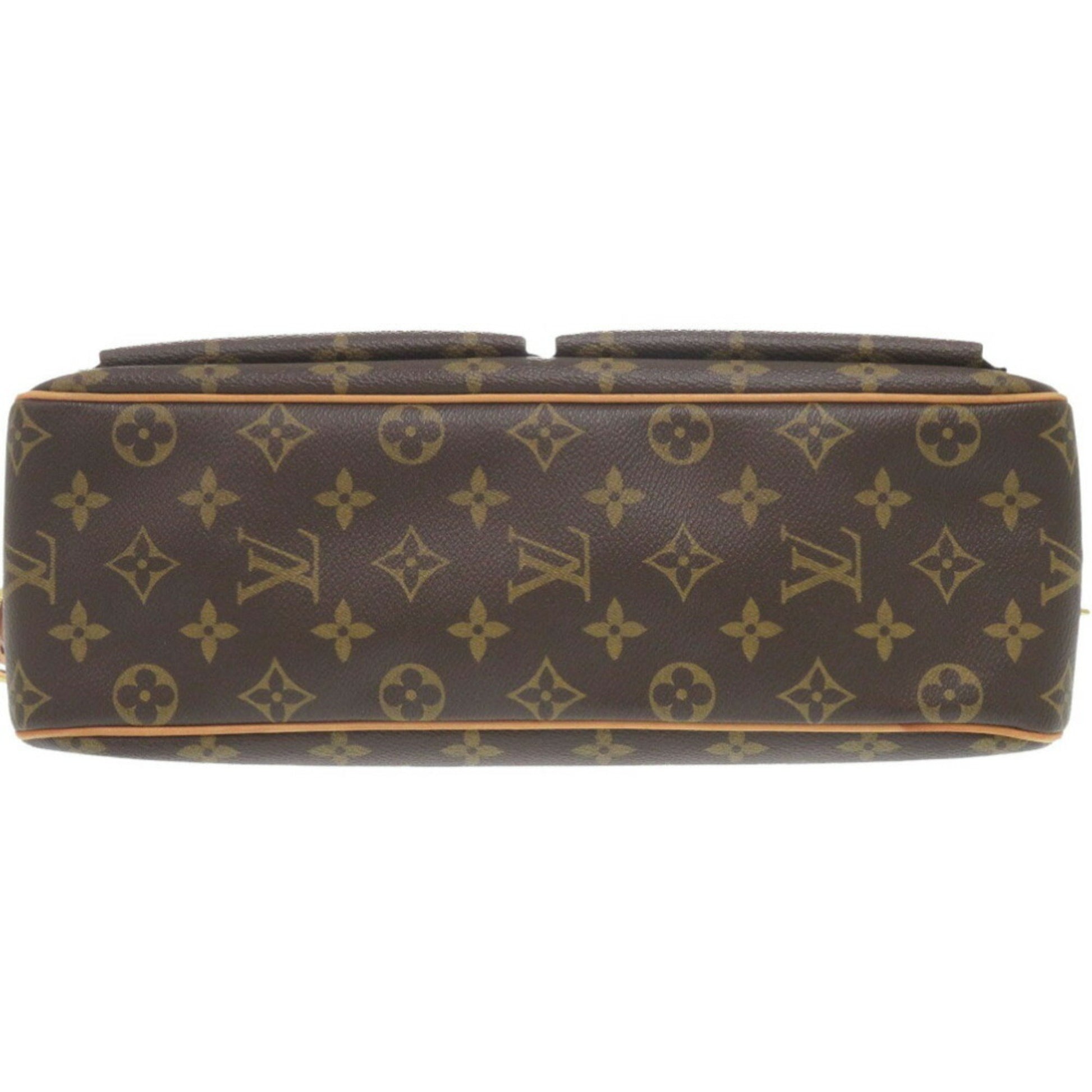 Louis Vuitton Viva Cité, Brown, Canvas, shoulder