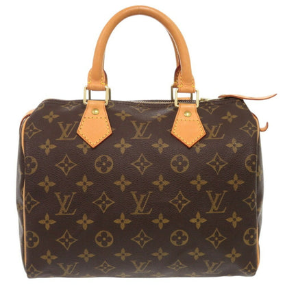Louis Vuitton Speedy 25, Brown, Canvas, handbag