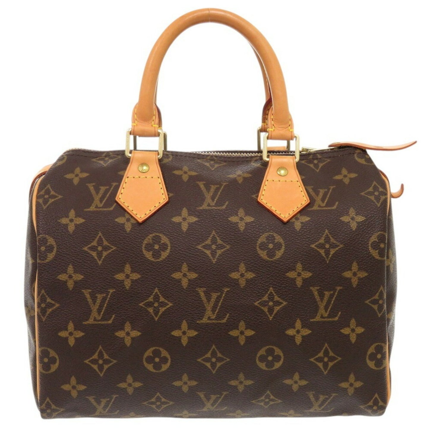 Louis Vuitton Speedy 25, Brown, Canvas, handbag