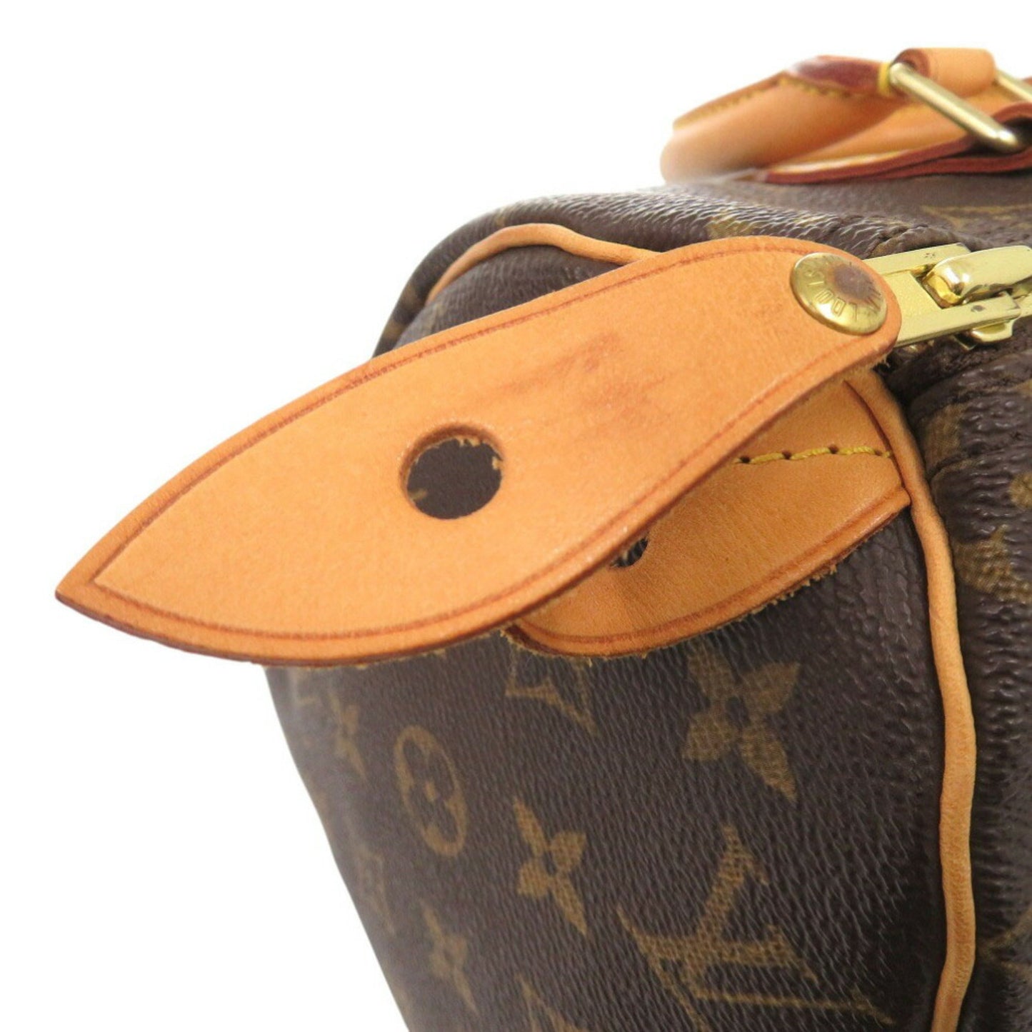 Louis Vuitton Speedy 25, Brown, Canvas, handbag