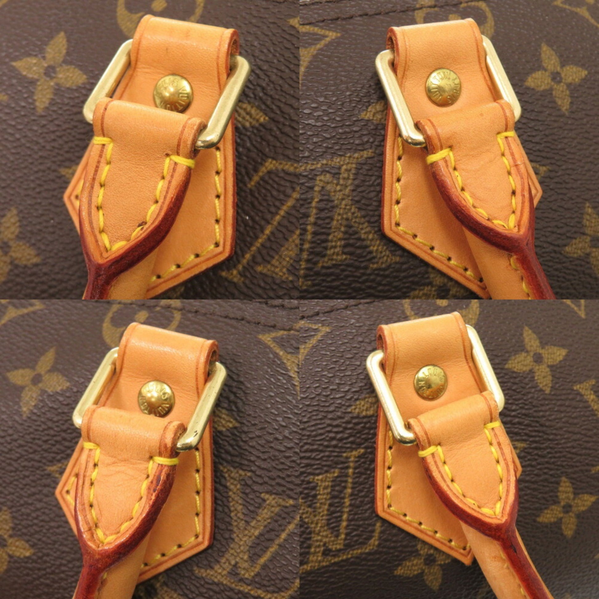 Louis Vuitton Speedy 25, Brown, Canvas, handbag