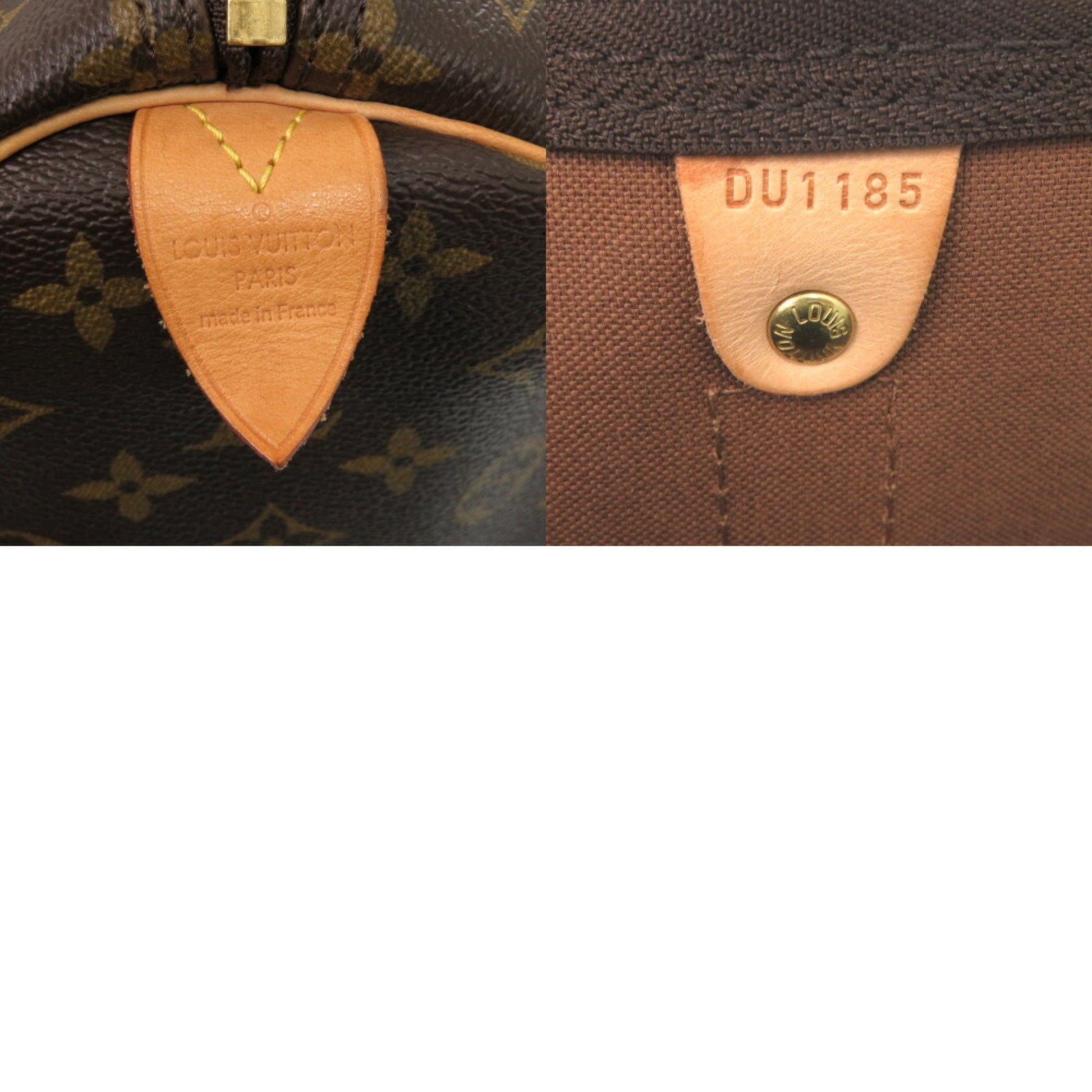 Louis Vuitton Keepall 60, Brown, Canvas, travel