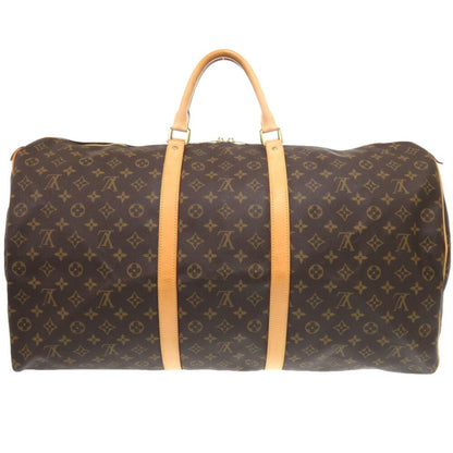 Louis Vuitton Keepall 60, Brown, Canvas, travel