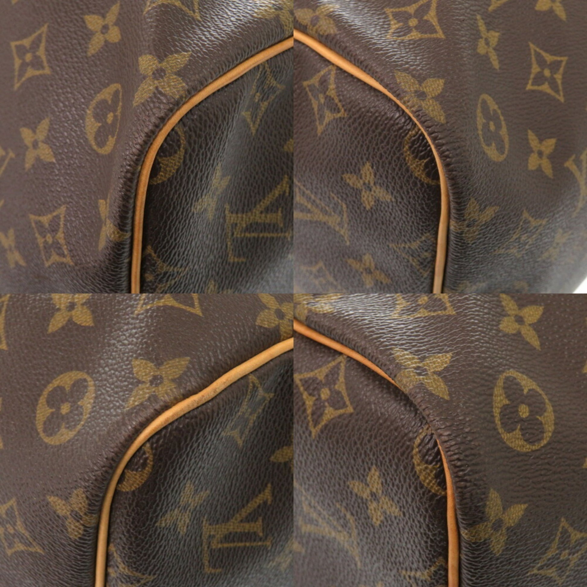 Louis Vuitton Keepall 60, Brown, Canvas, travel