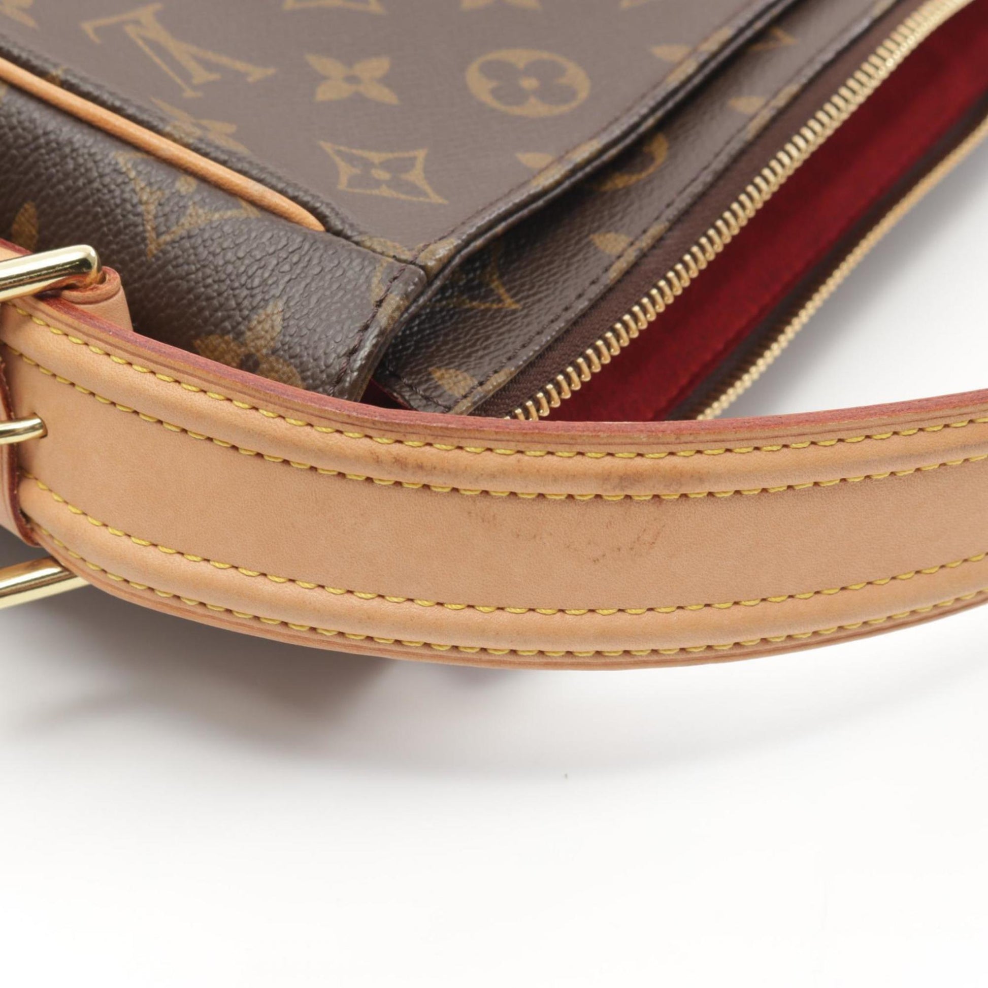 Louis Vuitton Viva Cité, Brown, Canvas, shoulder
