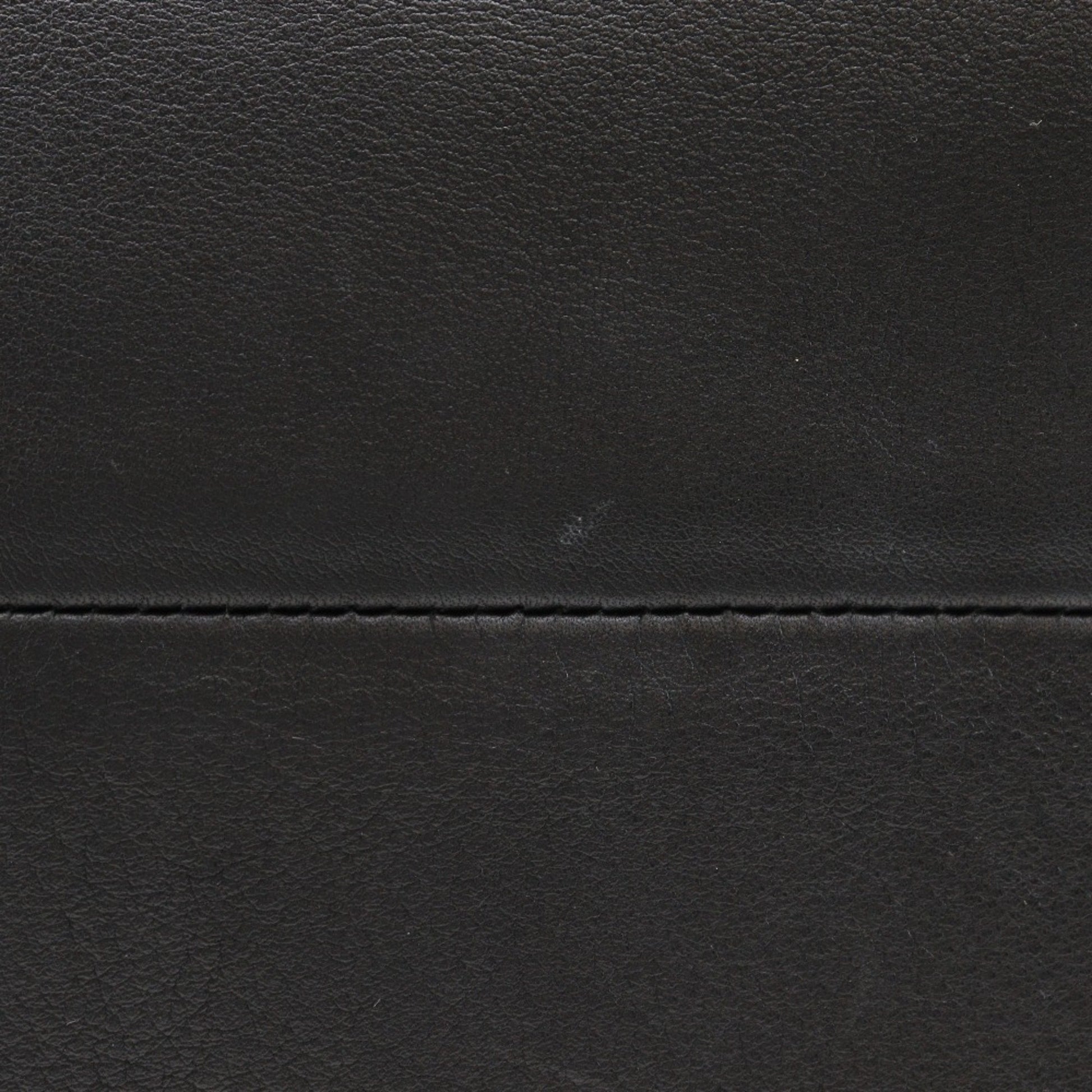 Salvatore Ferragamo Gancini, Black, Leather, handbag