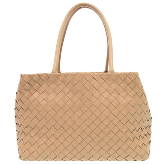 Bottega Veneta Intrecciato, Beige, Leather, tote