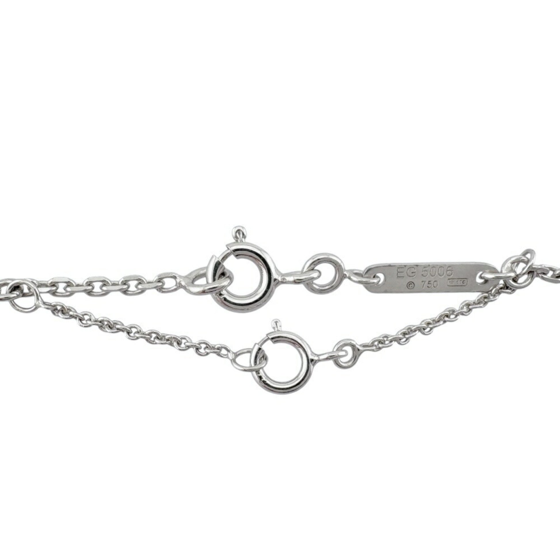 Cartier C heart, Silver, White Gold, necklace