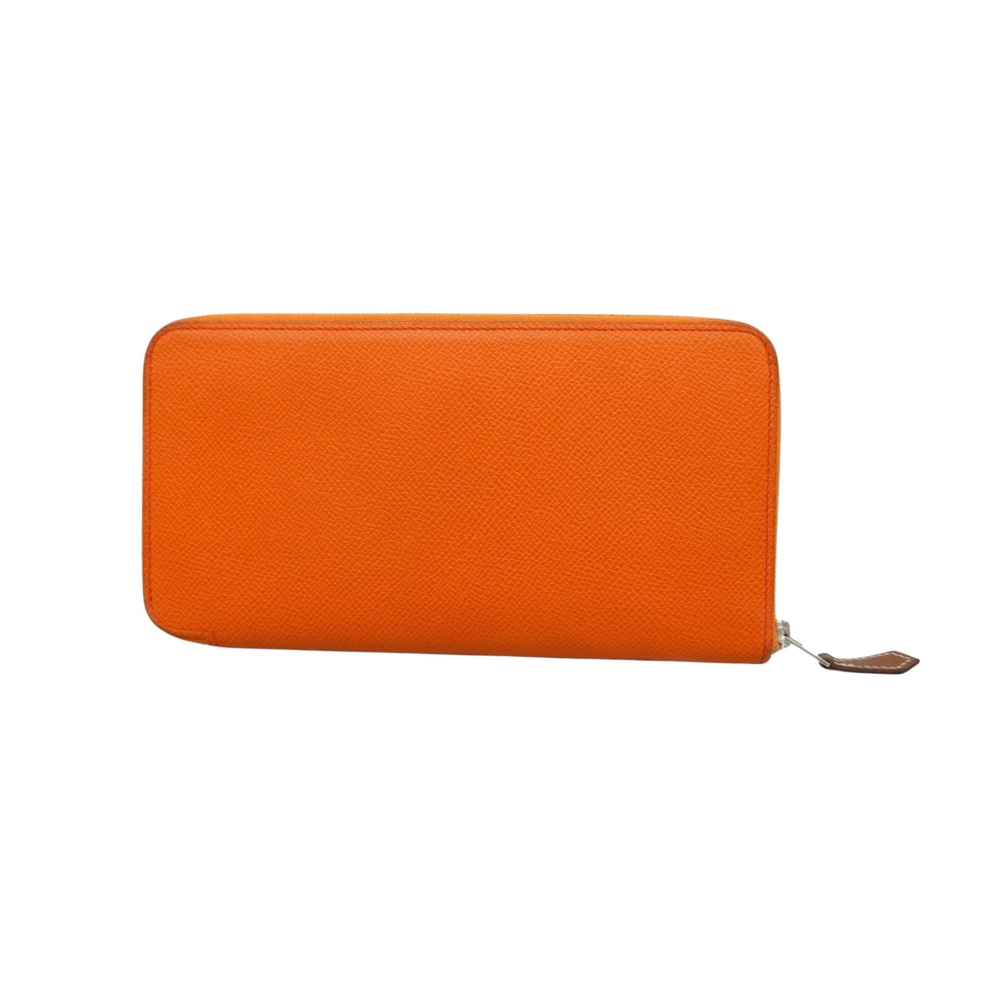 Hermès Silk'In, Orange, Leather, wallet