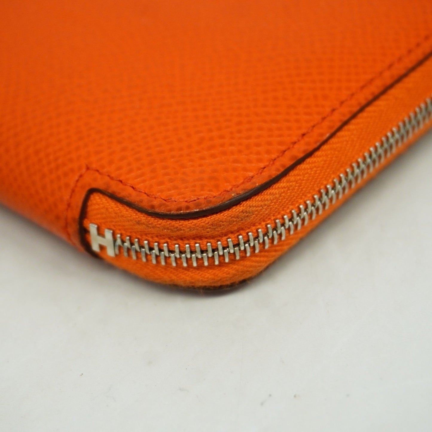 Hermès Silk'In, Orange, Leather, wallet