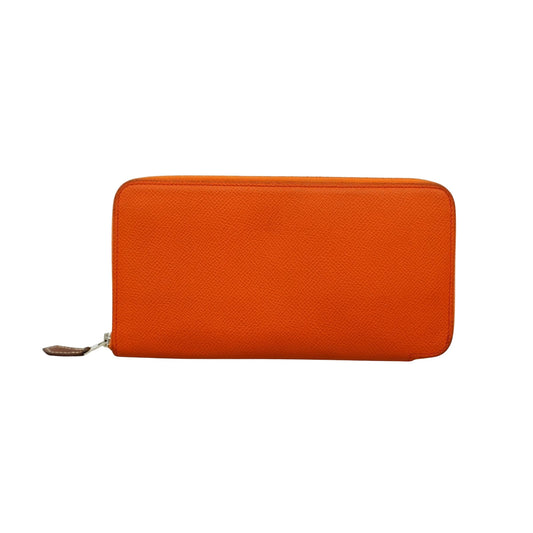 Hermès Silk'In, Orange, Leather, wallet