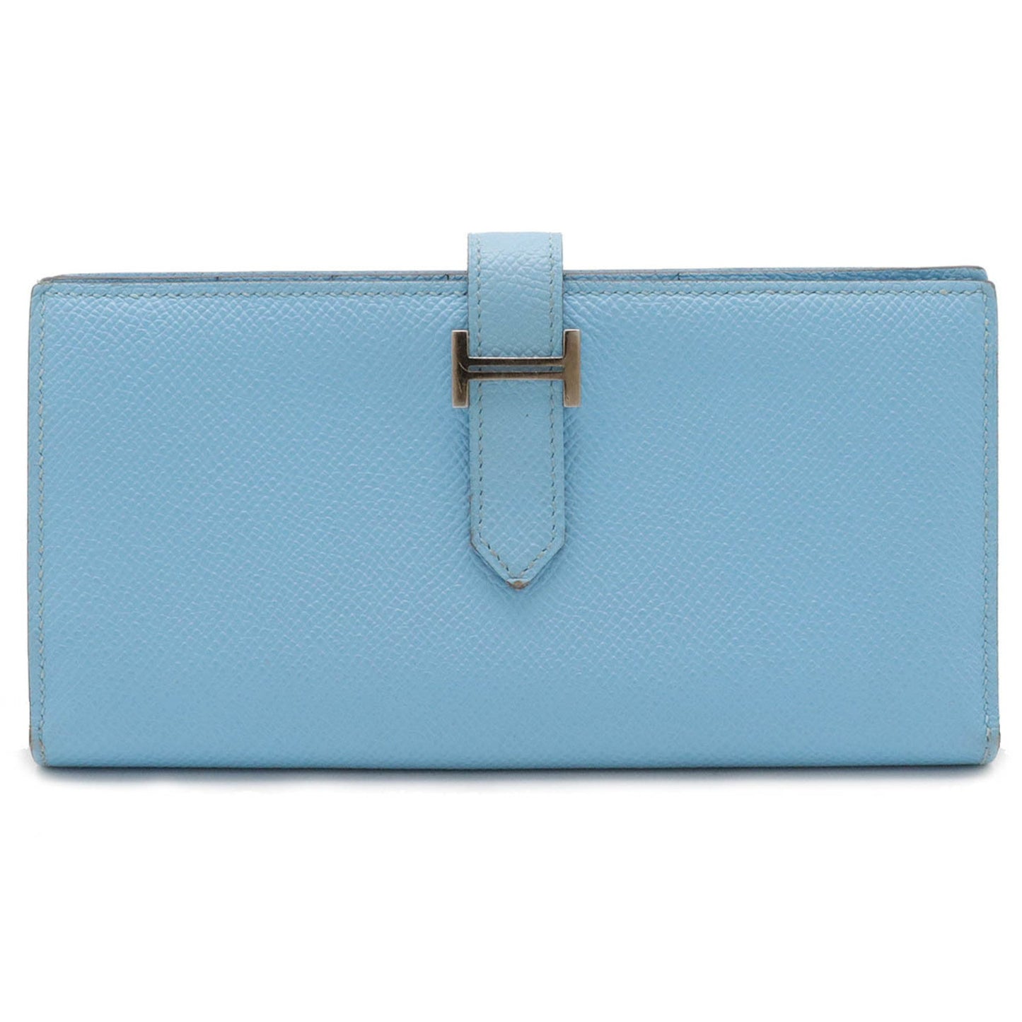 Hermès Béarn, Blue, Leather, wallet