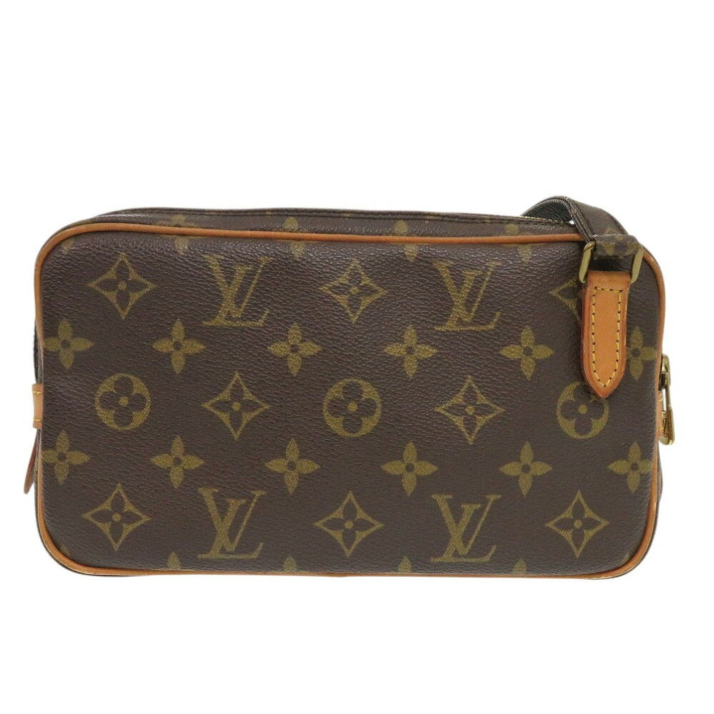 Louis Vuitton Marly, Brown, Canvas, shoulder