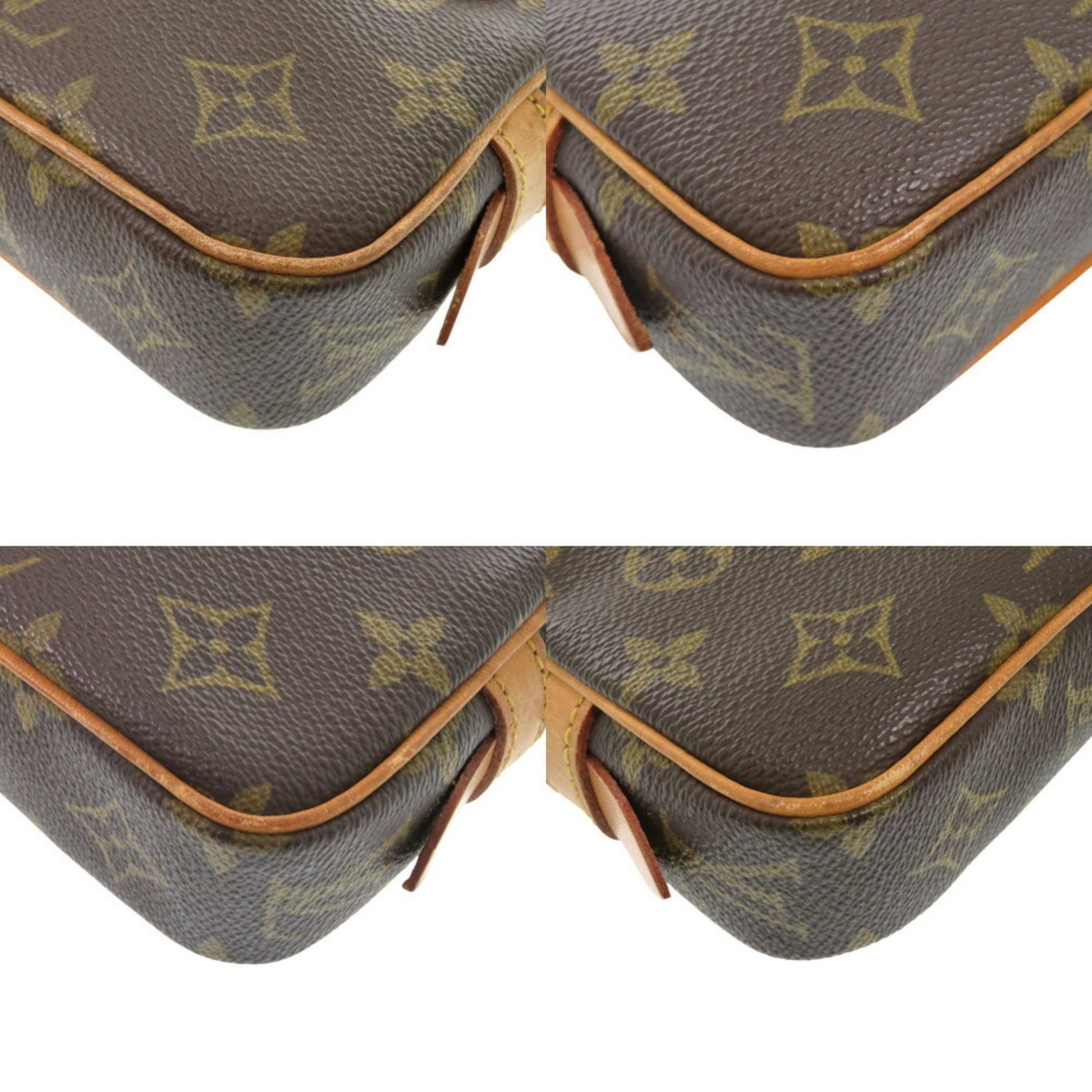 Louis Vuitton Marly, Brown, Canvas, shoulder