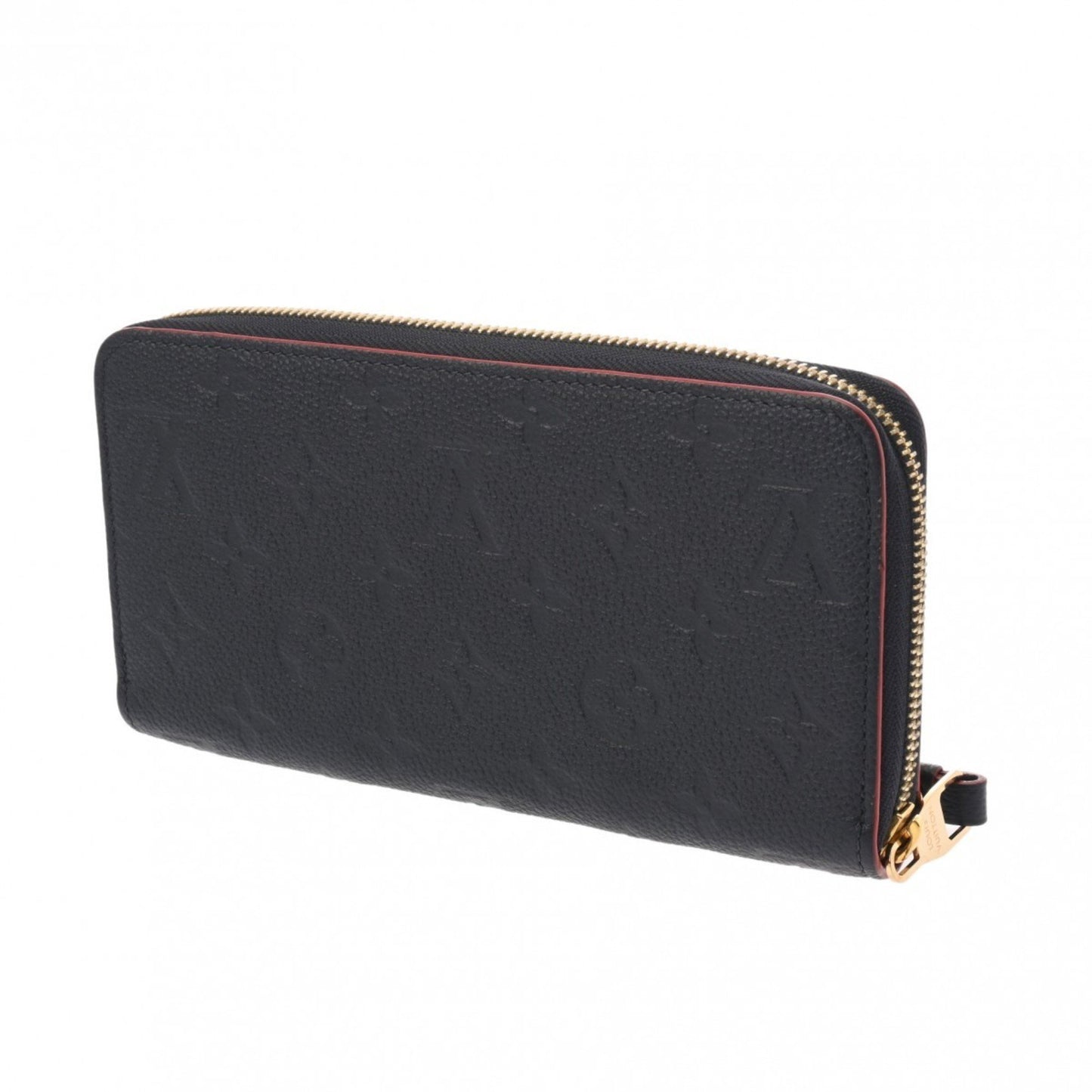 Louis Vuitton Zippy, Navy, Leather, wallet