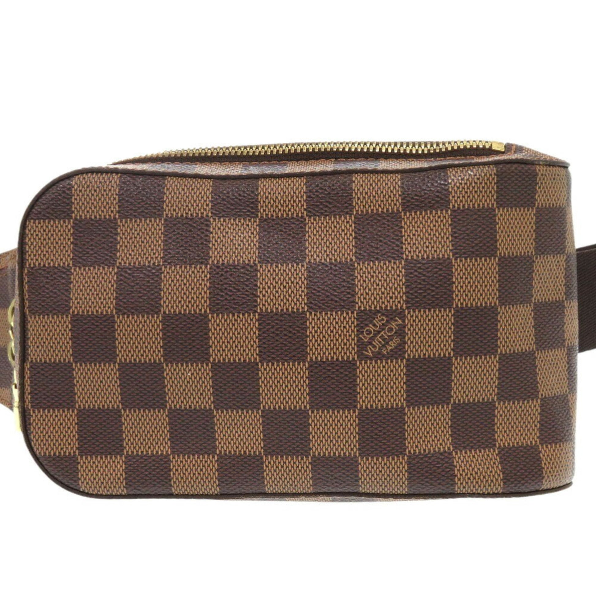 Louis Vuitton Geronimos, Brown, Canvas, shoulder
