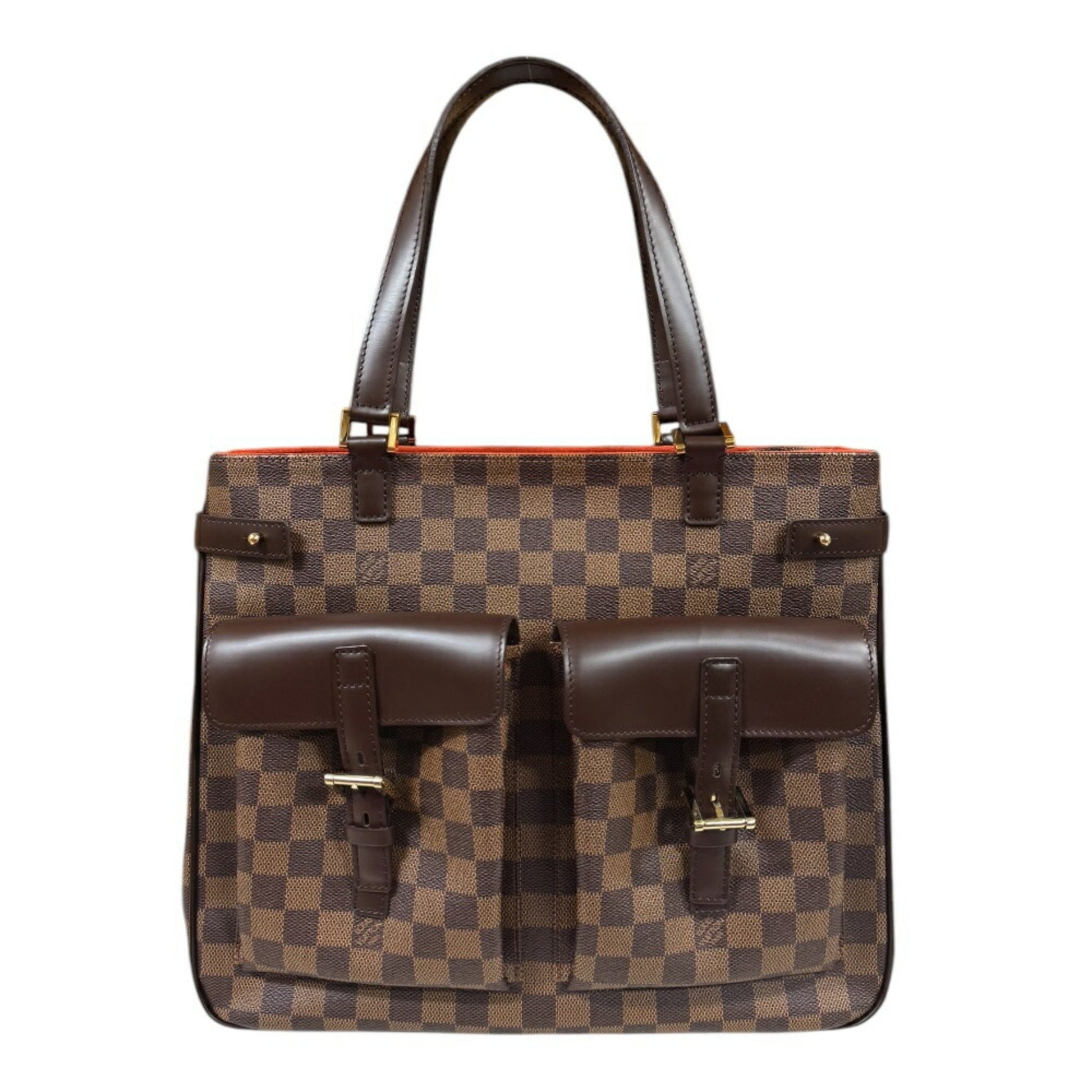 Louis Vuitton Uzes, Brown, Canvas, handbag
