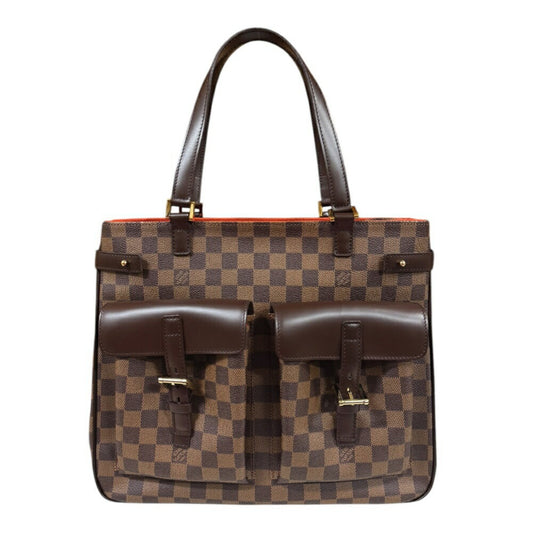 Louis Vuitton Uzes, Brown, Canvas, handbag