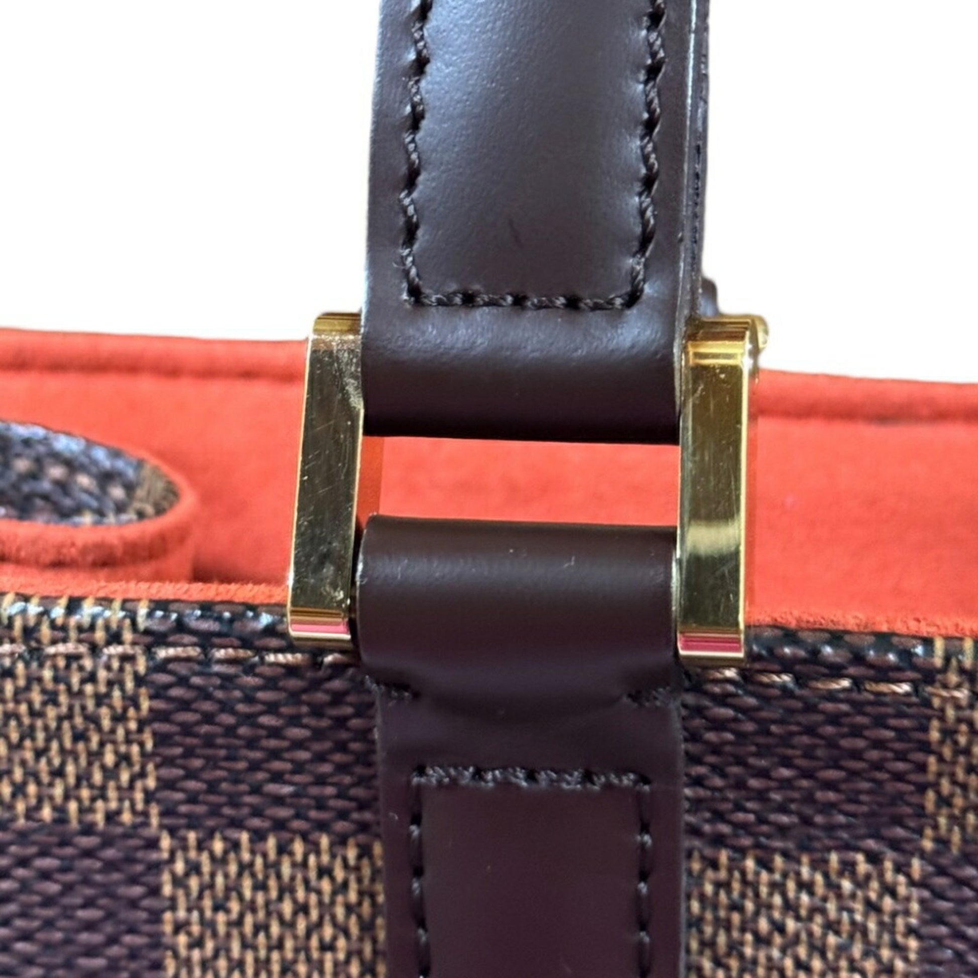 Louis Vuitton Uzes, Brown, Canvas, handbag