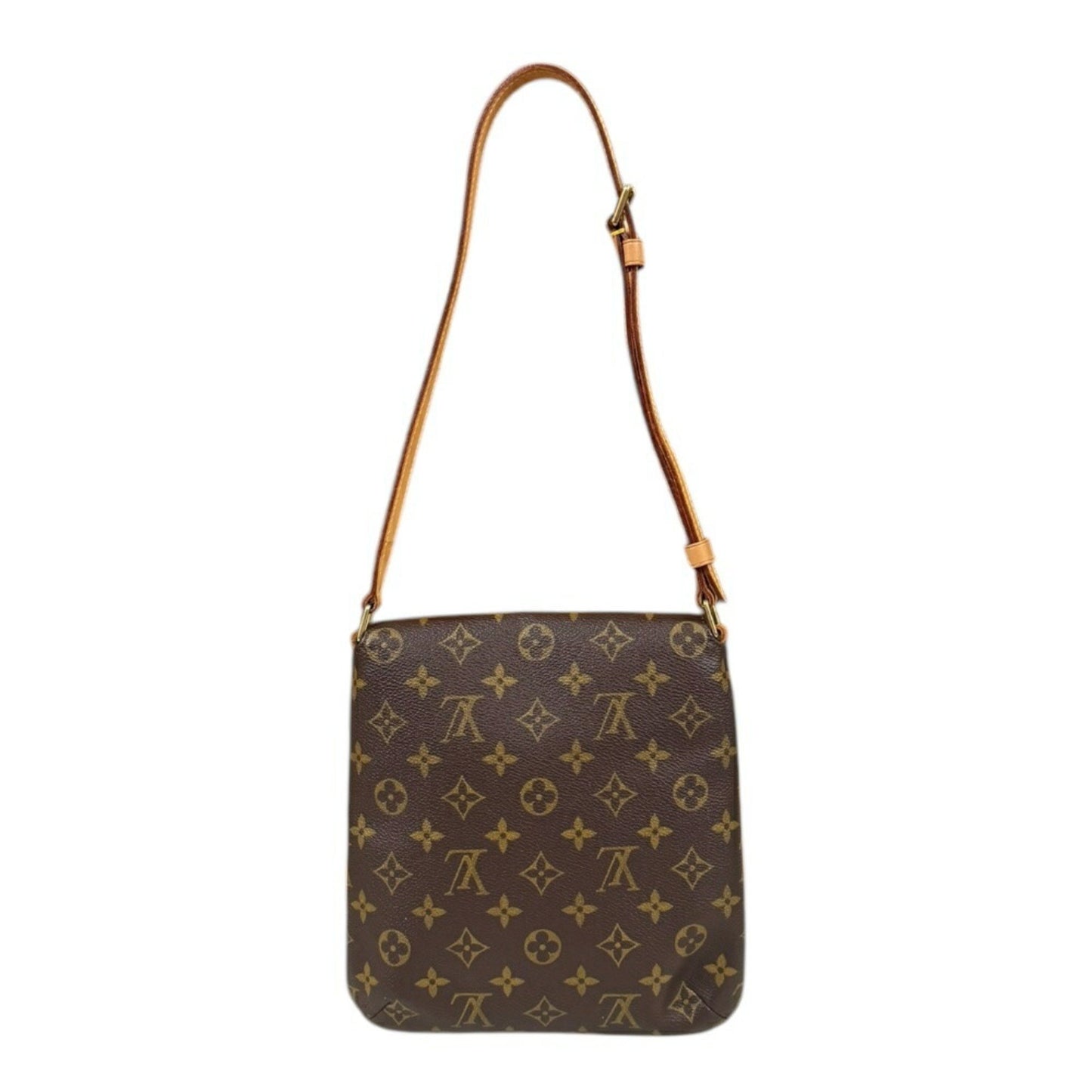 Louis Vuitton Musette Salsa, Brown, Canvas, shoulder