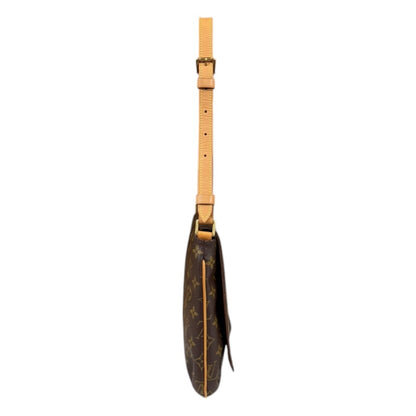 Louis Vuitton Musette Salsa, Brown, Canvas, shoulder
