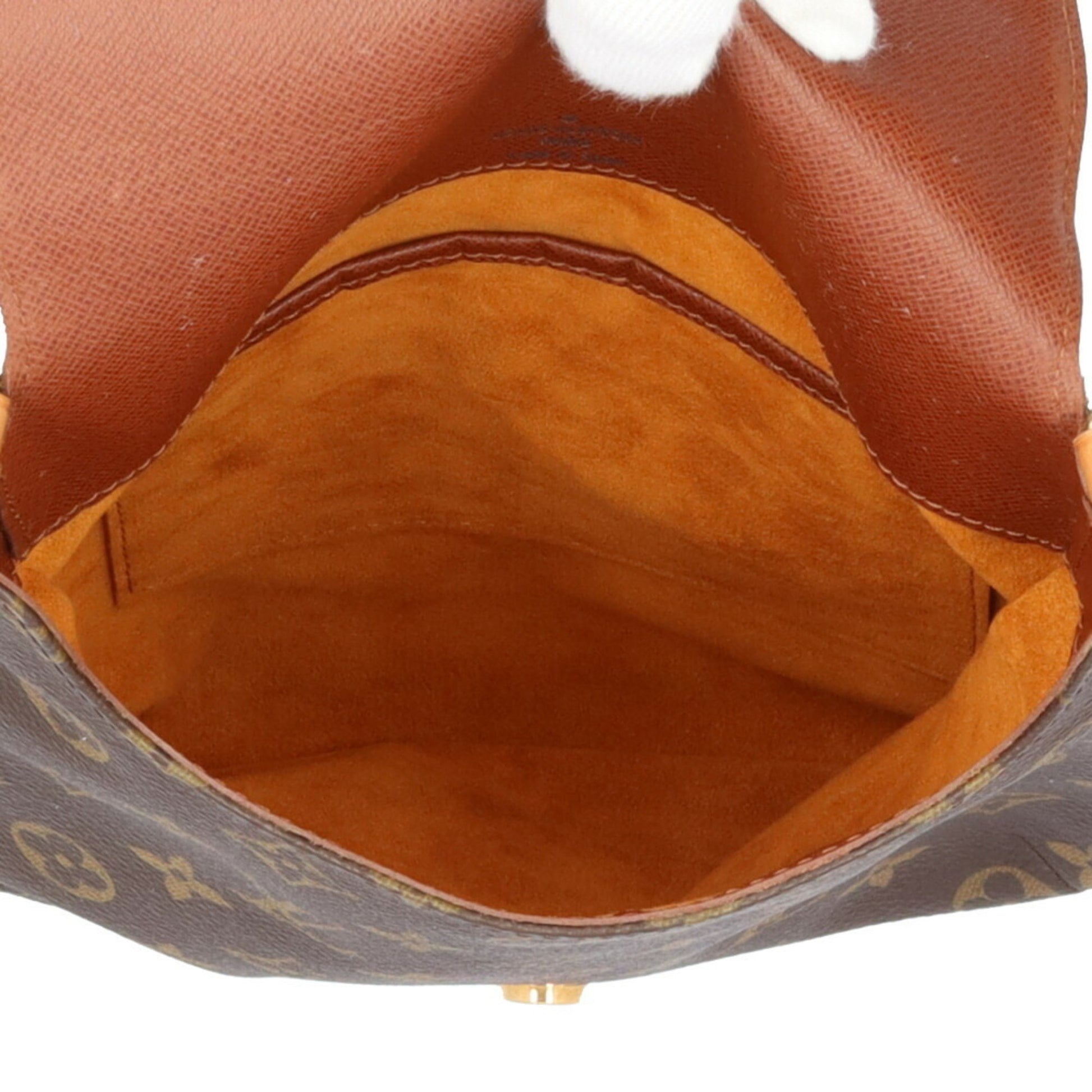 Louis Vuitton Musette Salsa, Brown, Canvas, shoulder