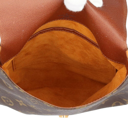 Louis Vuitton Musette Salsa, Brown, Canvas, shoulder