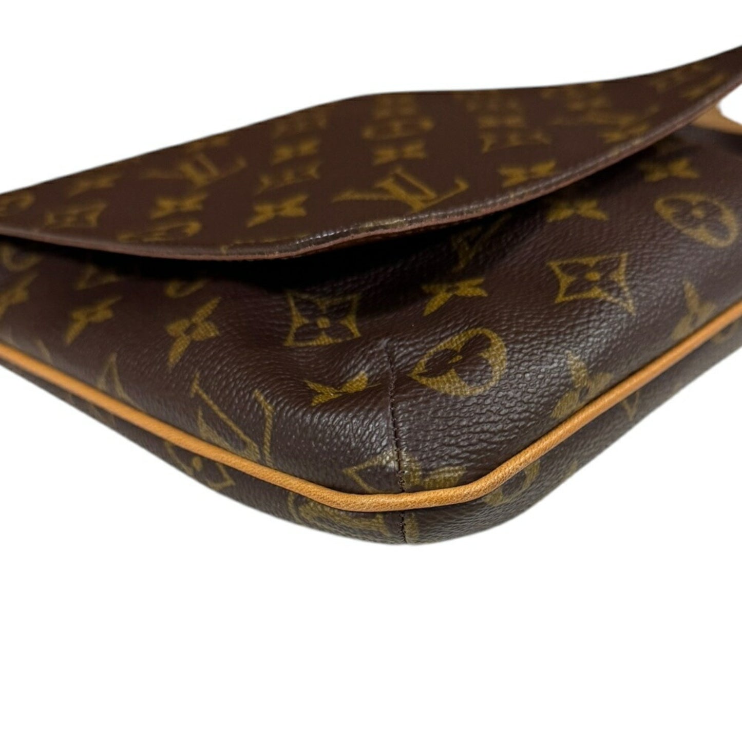 Louis Vuitton Musette Salsa, Brown, Canvas, shoulder