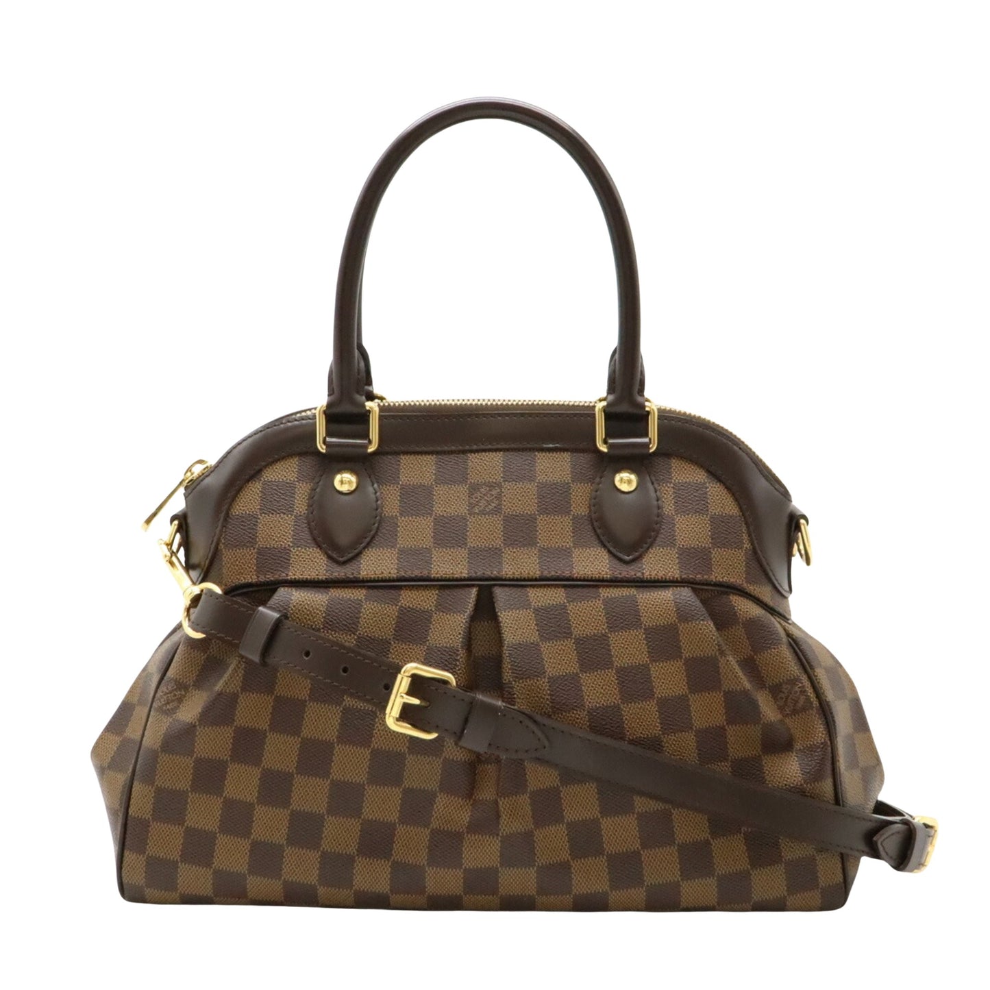 Louis Vuitton Trevi, Brown, Canvas, handbag