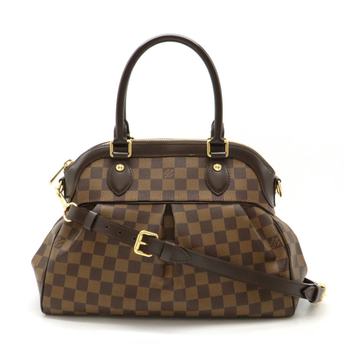 Louis Vuitton Trevi, Brown, Canvas, handbag
