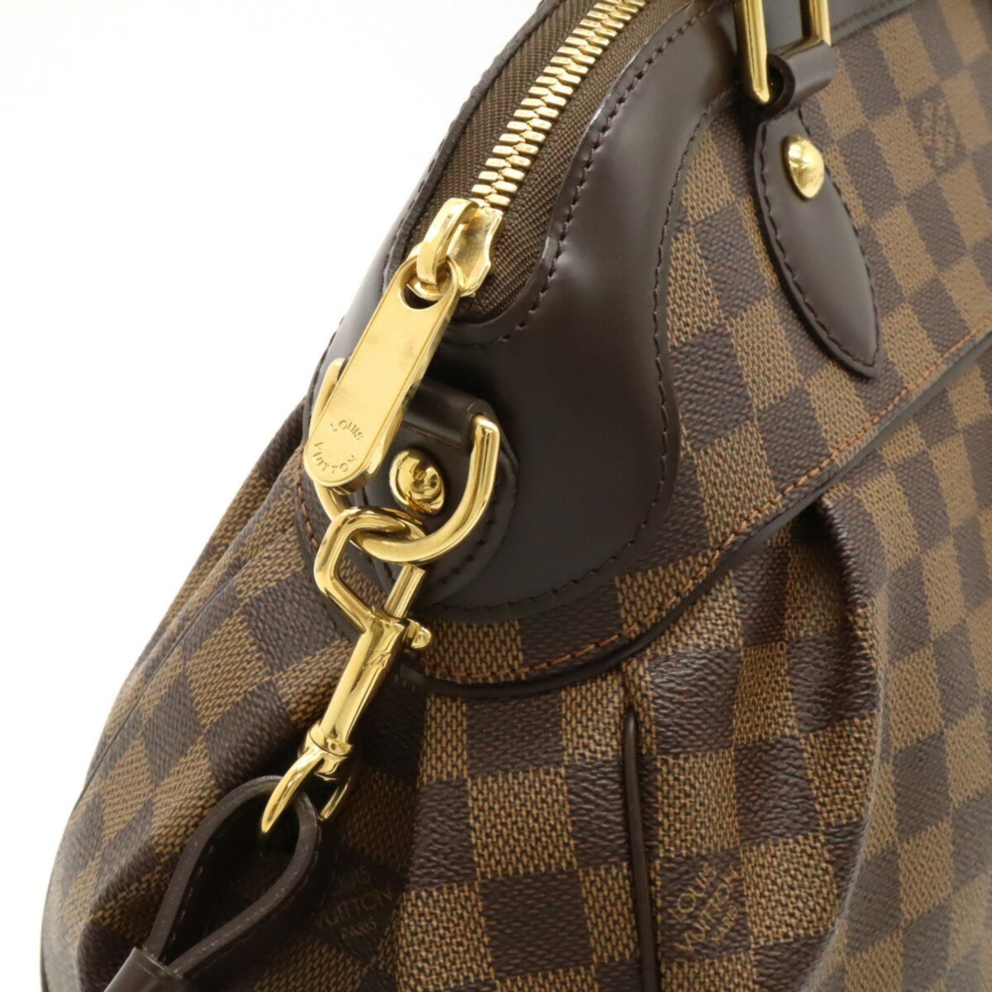 Louis Vuitton Trevi, Brown, Canvas, handbag