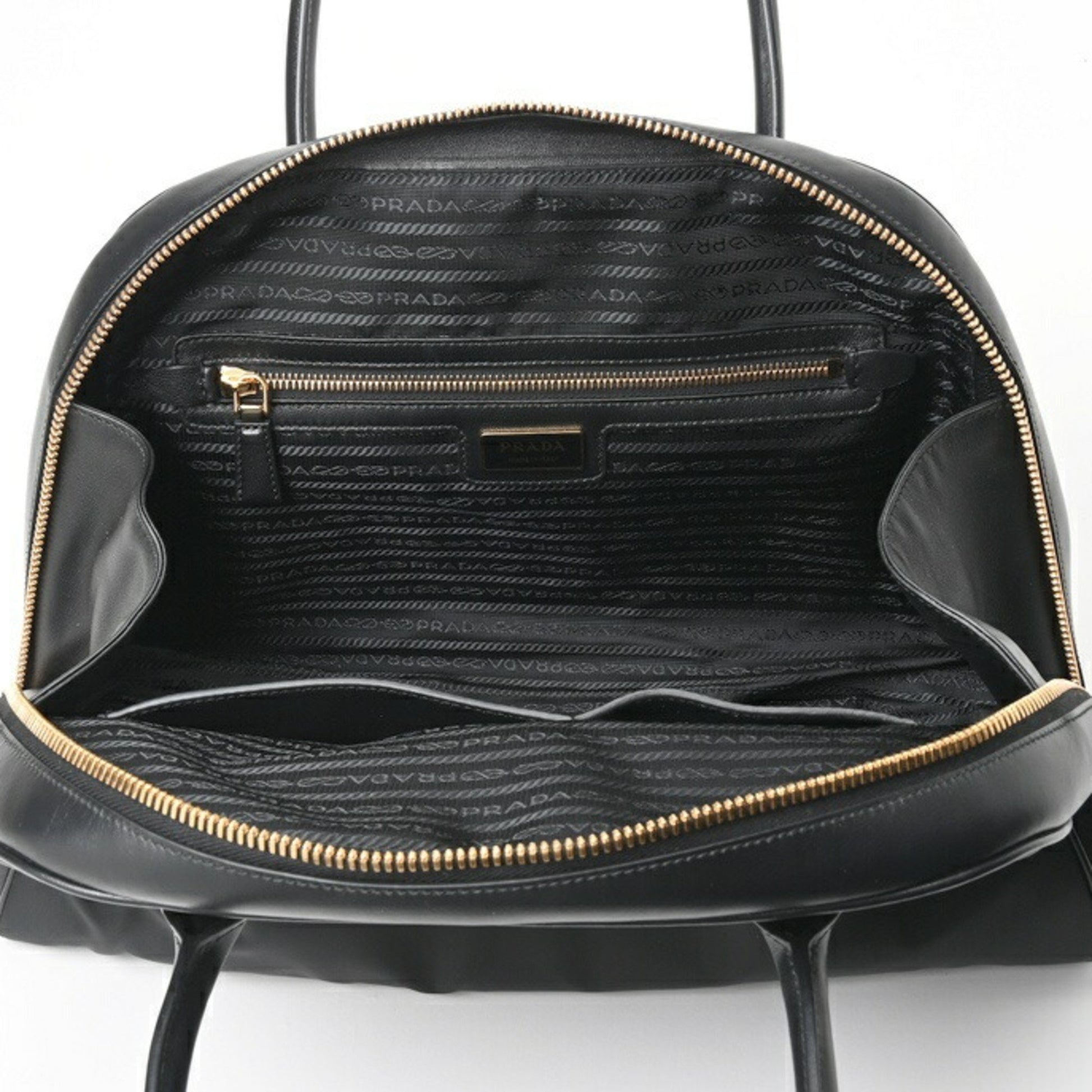 Prada Re-Nylon, Black, Synthetic, travel