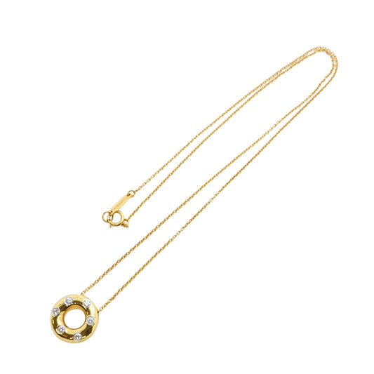 Tiffany & Co Dots, Gold, Yellow Gold, necklace