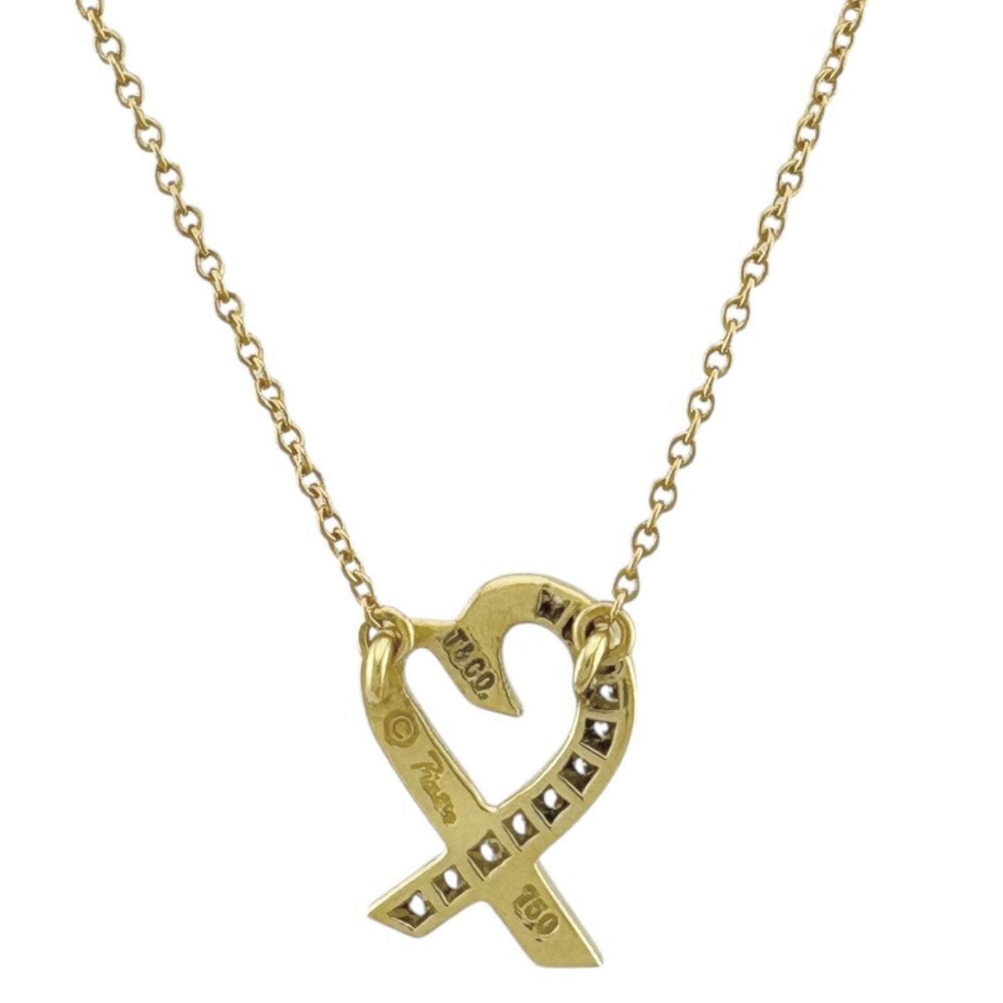 Tiffany & Co Loving heart, Gold, Yellow Gold, necklace