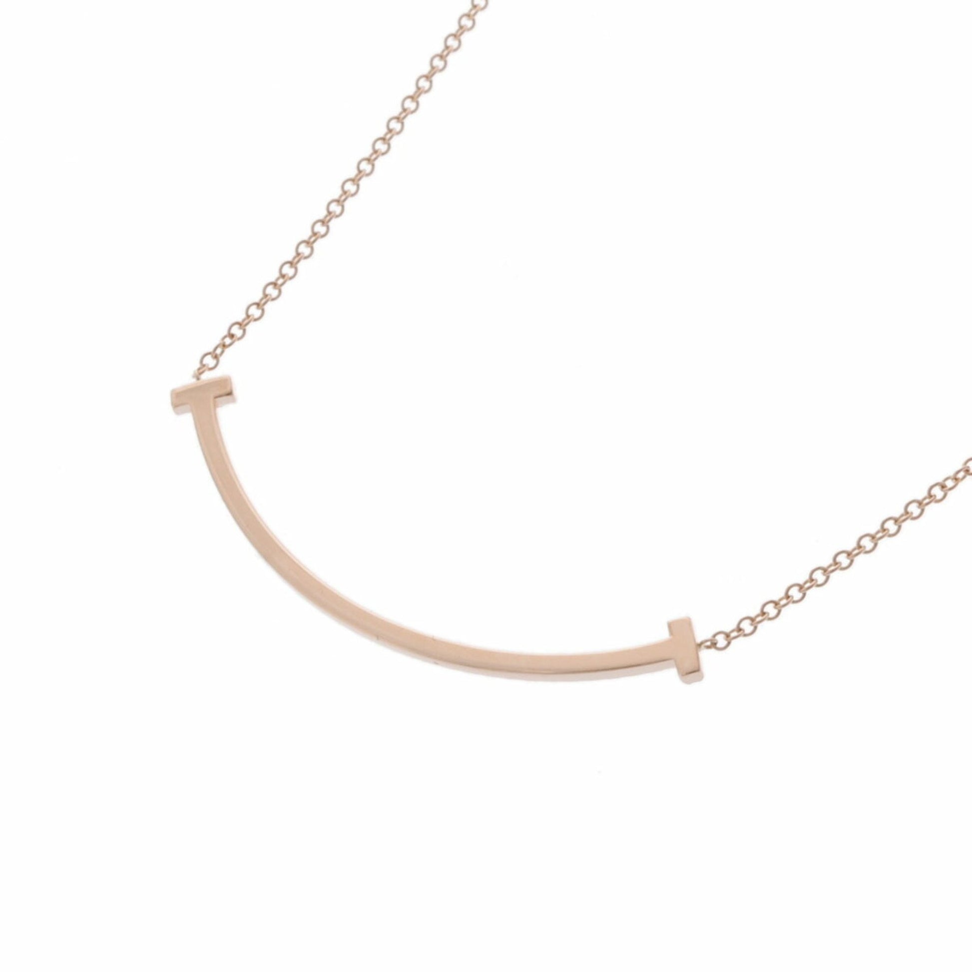 Tiffany & Co Tiffany T, Pink, Rose Gold, necklace