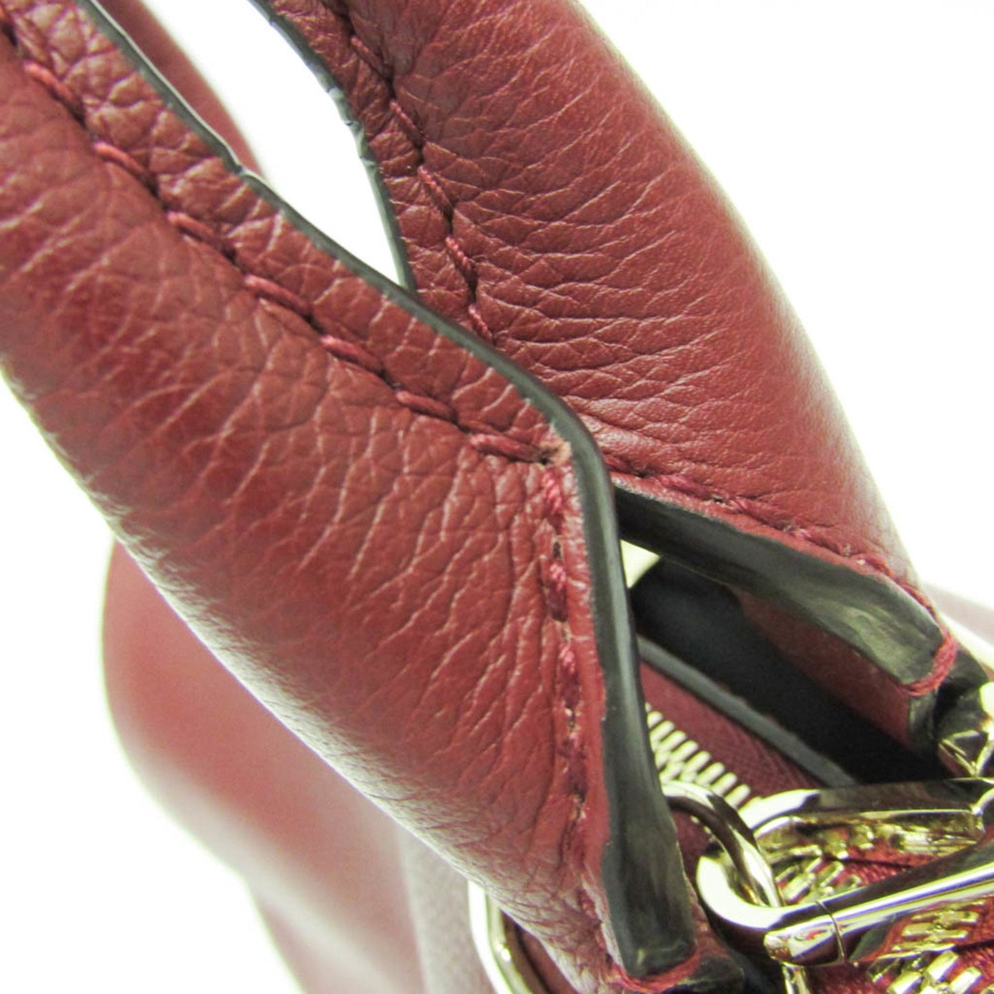 Cartier Must line, Burgundy, Leather, handbag