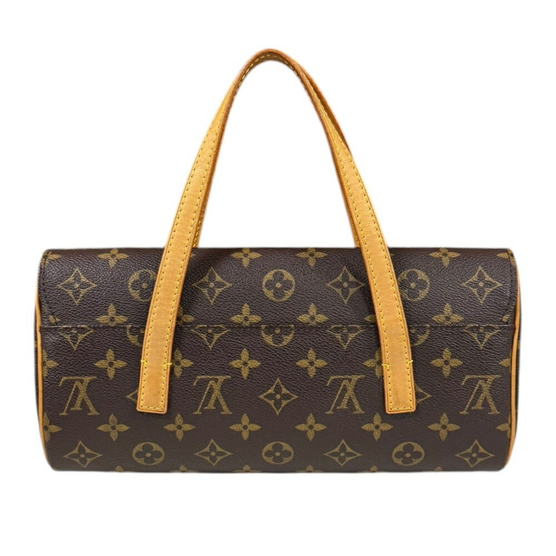 Louis Vuitton Sonatine, Brown, Canvas, handbag