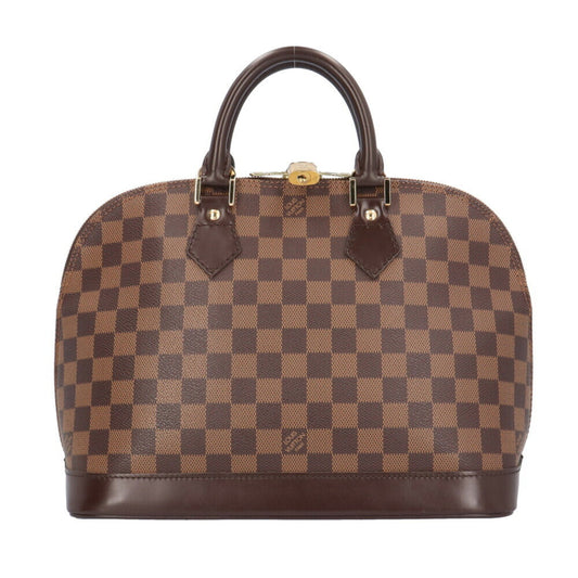 Louis Vuitton Alma, Brown, Canvas, handbag