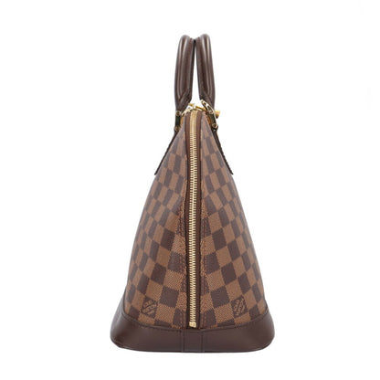 Louis Vuitton Alma, Brown, Canvas, handbag
