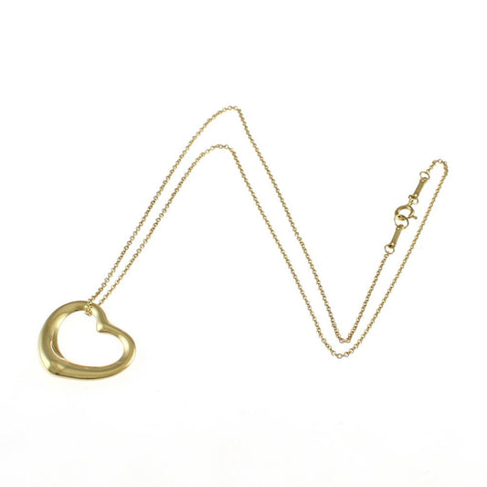 Tiffany & Co Open Heart, Gold, Yellow Gold, necklace