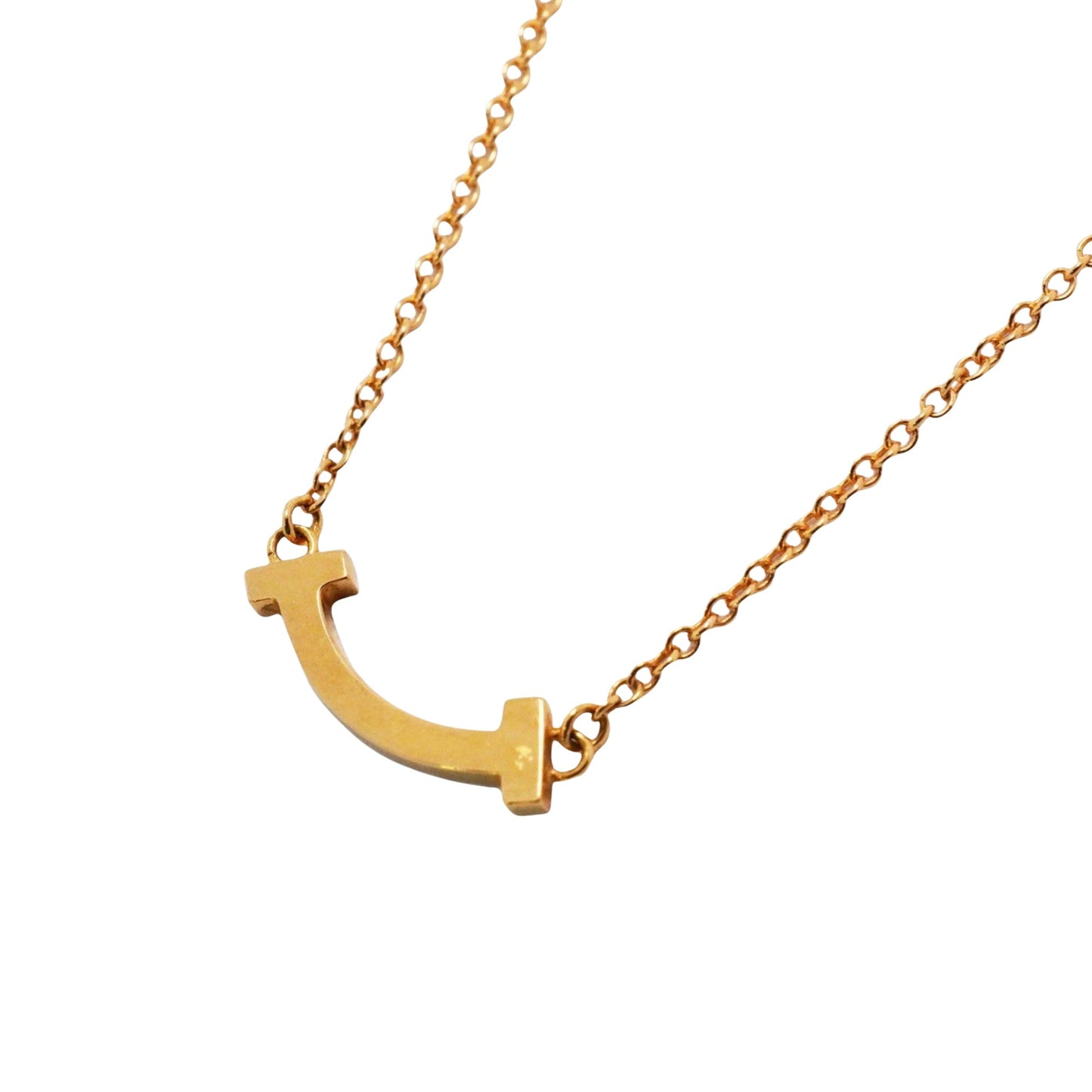 Tiffany & Co Smile, Gold, Yellow Gold, necklace