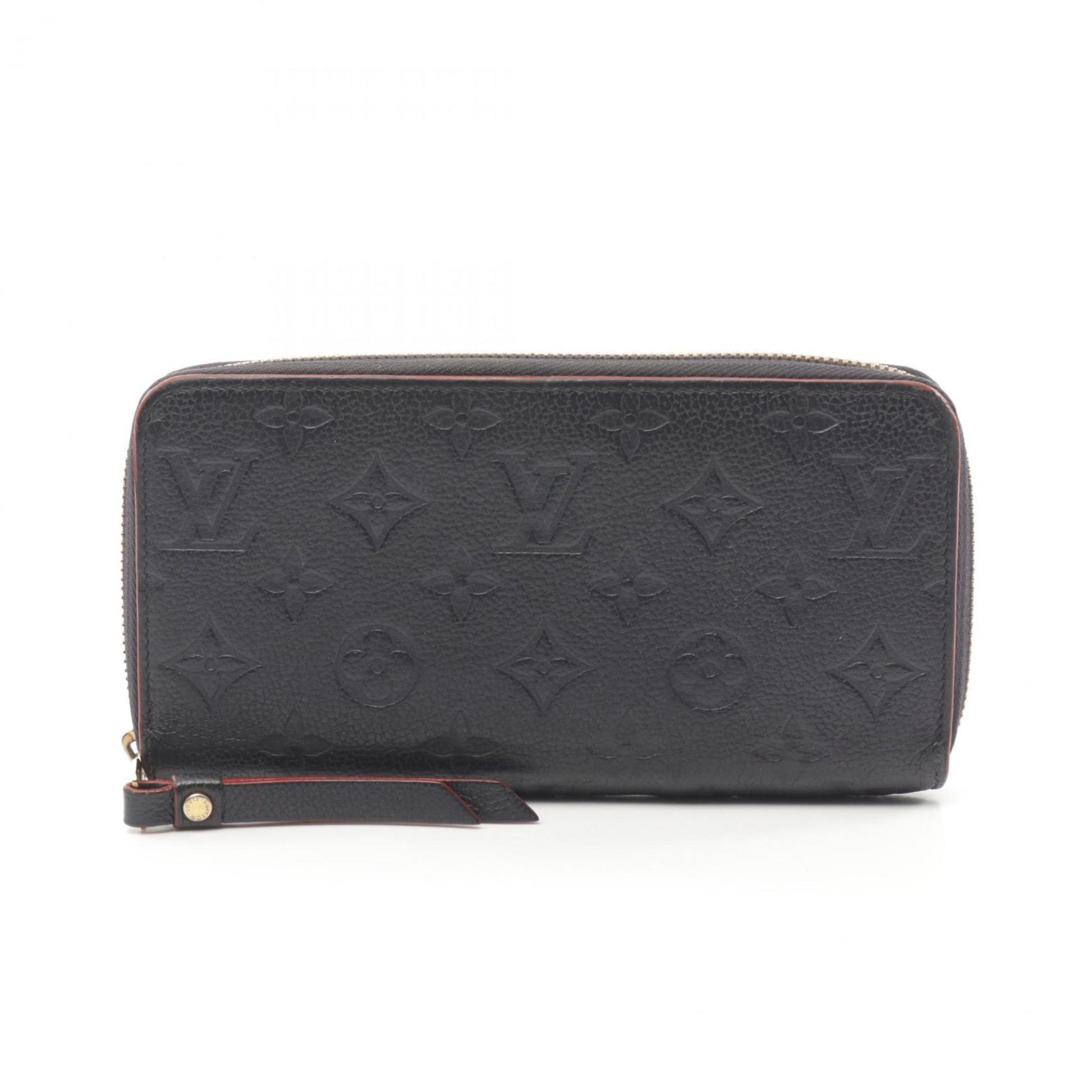 Louis Vuitton Zippy wallet, Navy, Leather, wallet