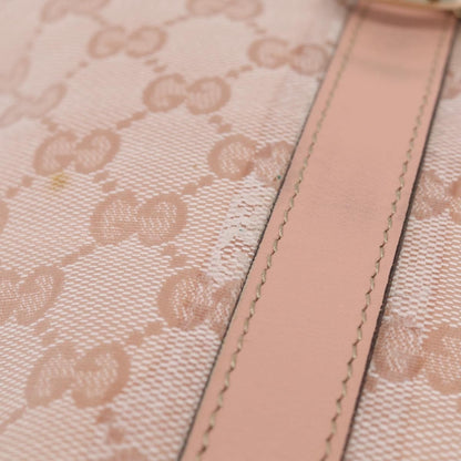 Gucci Abbey Zip Tote GG Canvas and Leather, Pink, Canvas, Handbag