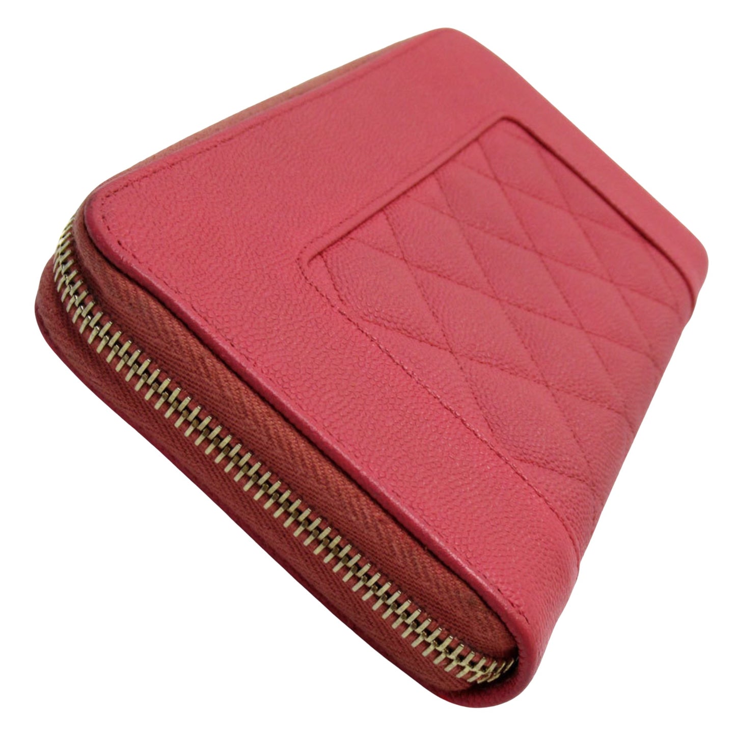 Chanel, Pink, Leather, wallet