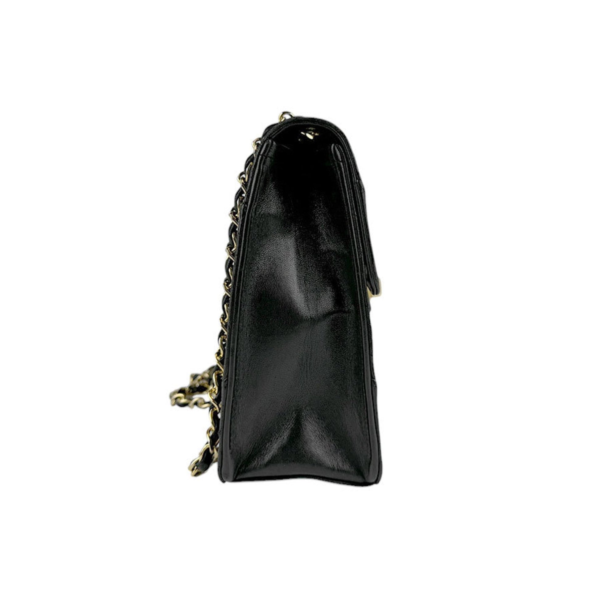"Chanel 2,55", Black, Leather, shoulder
