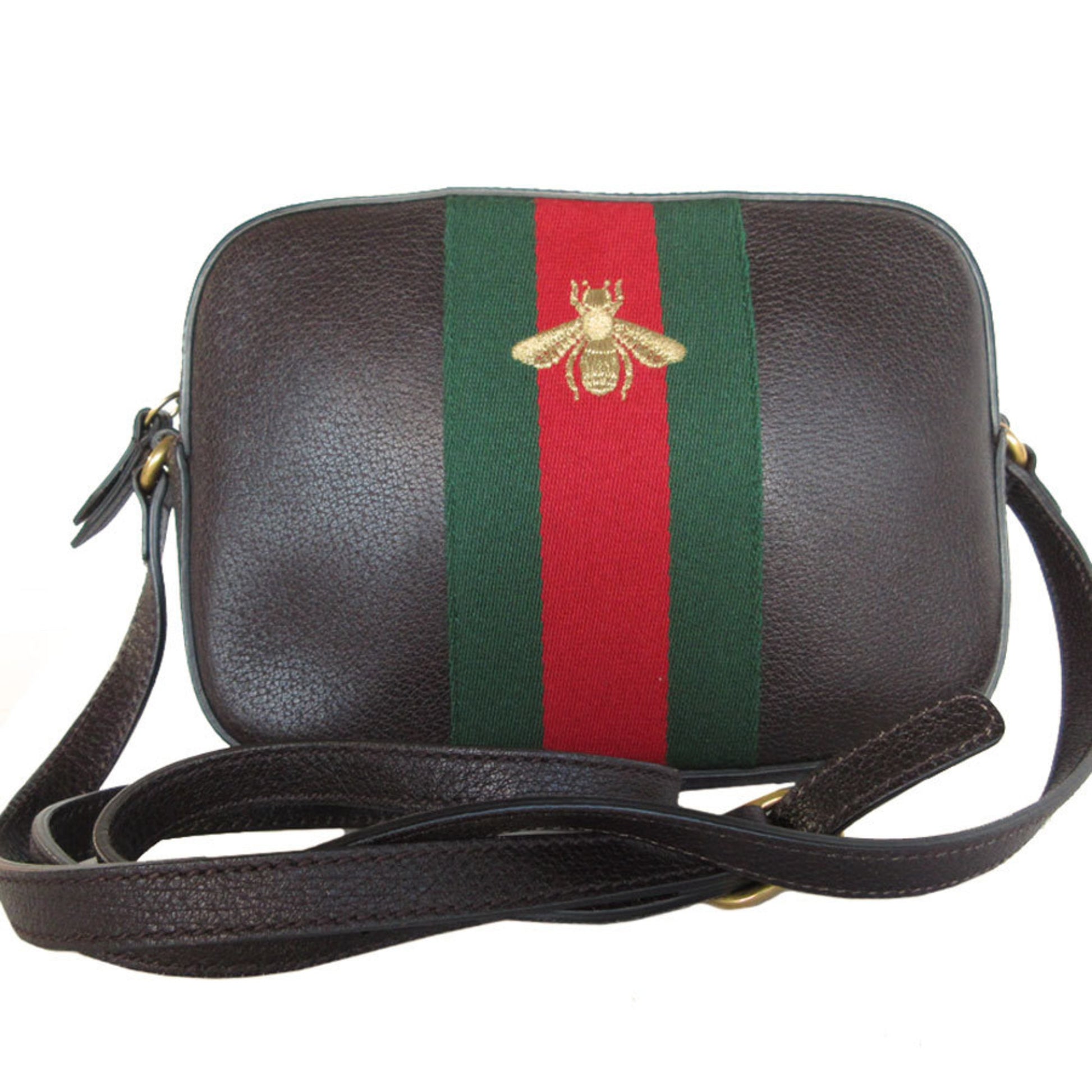 Gucci Ophidia, Black, Leather, shoulder