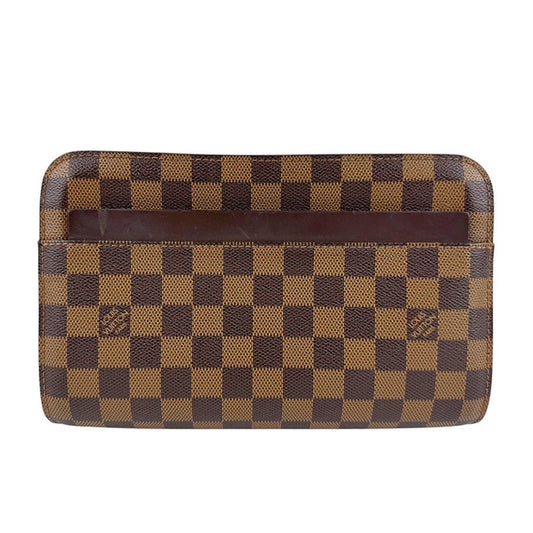 Louis Vuitton Saint Louis, Brown, Canvas, clutch
