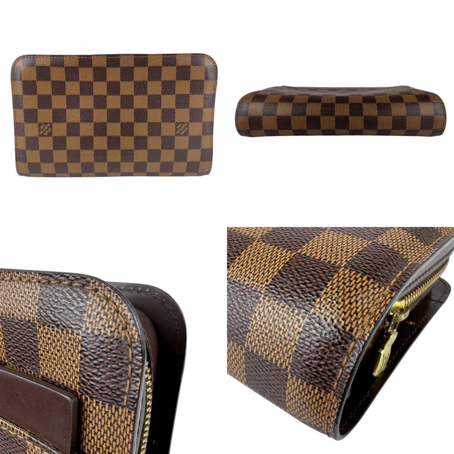 Louis Vuitton Saint Louis, Brown, Canvas, clutch