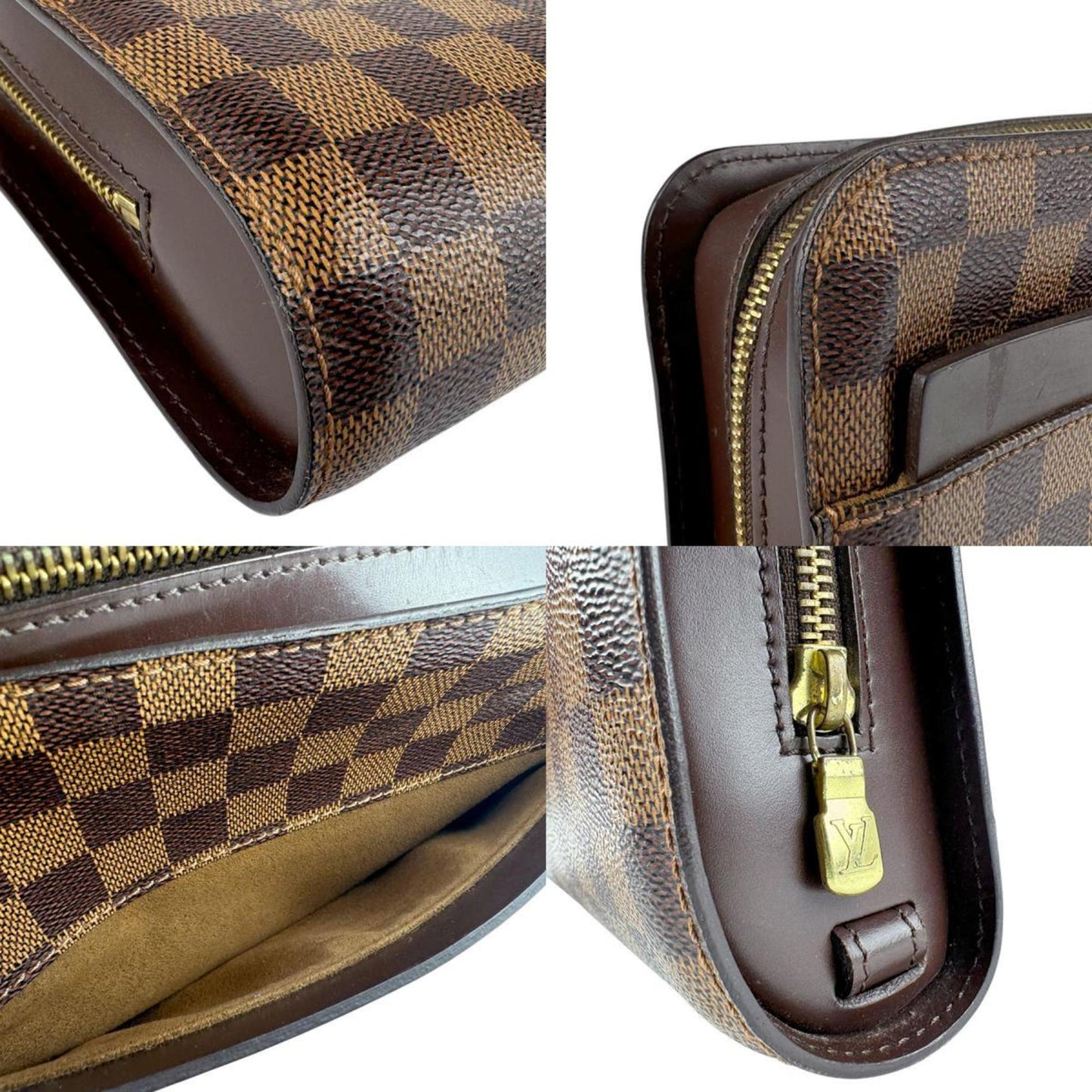 Louis Vuitton Saint Louis, Brown, Canvas, clutch